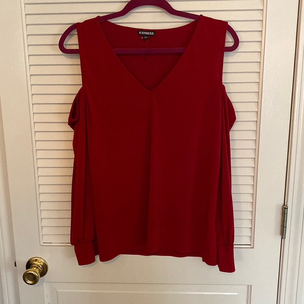 Red blouse